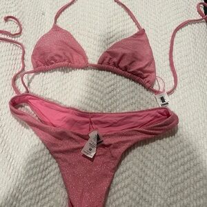 Victoria's Secret Pink Glitter Bikini
